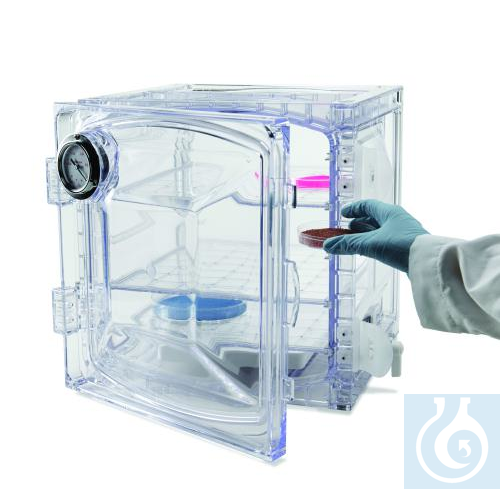 SP Bel-Art Lab Companion Amber PolycarbonateCabinet Style Vacuum Desiccator; 35 - Luminix Health