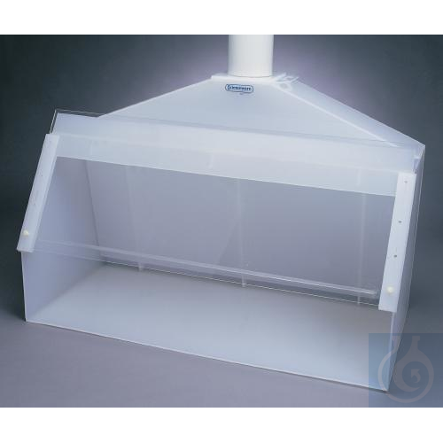 SP Bel-Art Fabricated Polypropylene Fume Hoodwith Acrylic Sash; 48 x 24 x 36 in. - Luminix Health