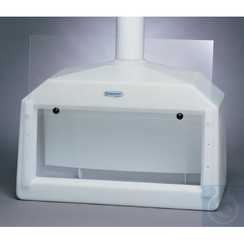 SP Bel-Art Large Molded Polyethylene Fume Hoodwith Baffle and Acrylic Sash; 42 x - Luminix Health