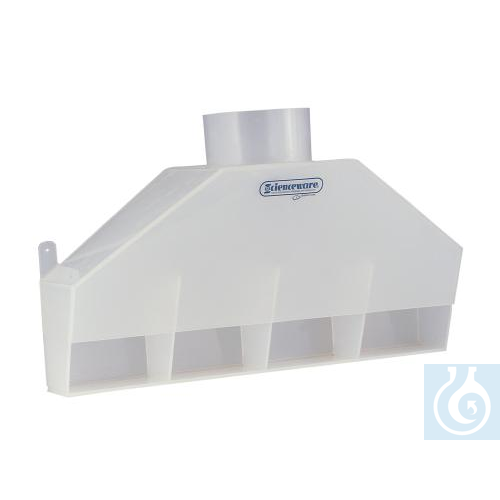 SP Bel-Art Tapered Rear Exhaust PolypropyleneFume Hood; 24 x 12 in. - Luminix Health