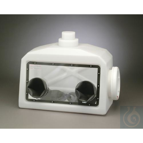 SP Bel-Art Portable Glove Box System with Glovesand Clamping Rings; 27 x 13 x 22 - Luminix Health