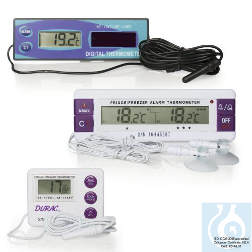 SP Bel-Art, H-B DURAC Calibrated ElectronicThermometer with Waterproof Sensor; - Luminix Health