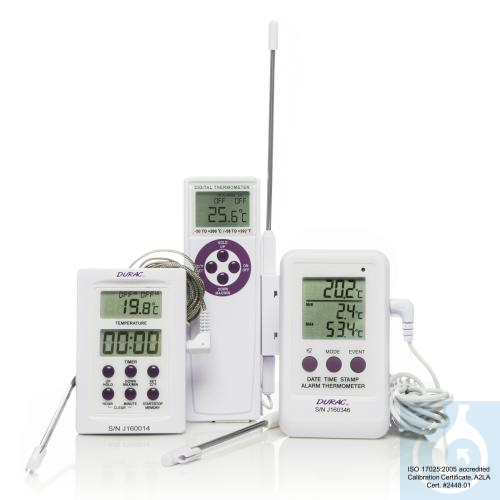 SP Bel-Art, H-B DURAC Calibrated ElectronicThermometer / Event Logger with - Luminix Health