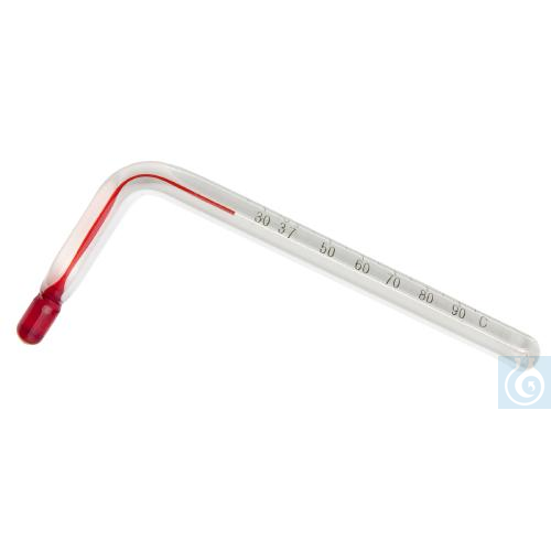 SP Bel-Art, H-B DURAC Liquid-In-Glass AngledLaboratory Thermometer; 25 to 95C, - Luminix Health