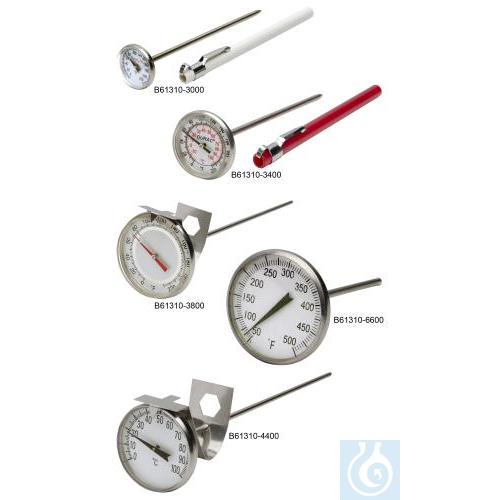 SP Bel-Art, H-B DURAC Bi-Metallic Thermometer; 15to 150C (50 to 300F), 50mm Dial - Luminix Health