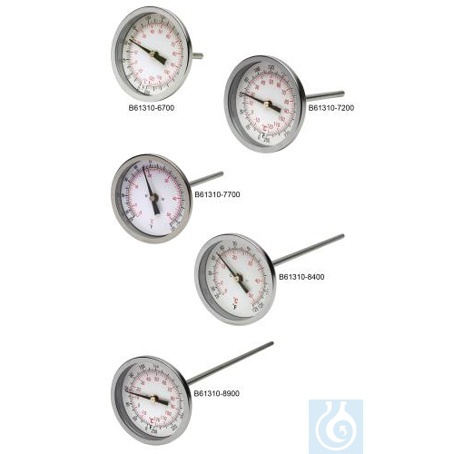 SP Bel-Art, H-B DURAC Bi-Metallic DialThermometer; 0 to 200F, 1/2 in. NPT - Luminix Health
