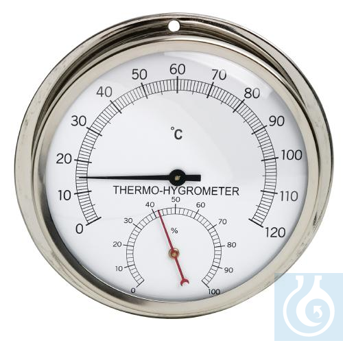 SP Bel-Art, H-B DURAC Thermometer-Hygrometer;0/120C, 0/100 Percent Humidity - Luminix Health