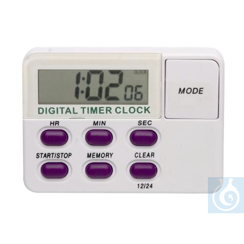 Image of SP Bel-Art, H-B DURAC Single Channel ElectronicTimer with Memory and Clock and - Luminix Health