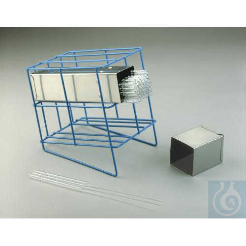SP Bel-Art Poxygrid Pasteur Pipette Can Rack; 4Places, 7½ x 5½ x 7? in. - Luminix Health