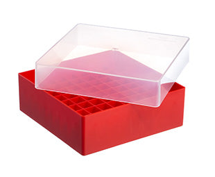 Cryo rack for 81 CRYO.S, PP, red, lid natural, 1212