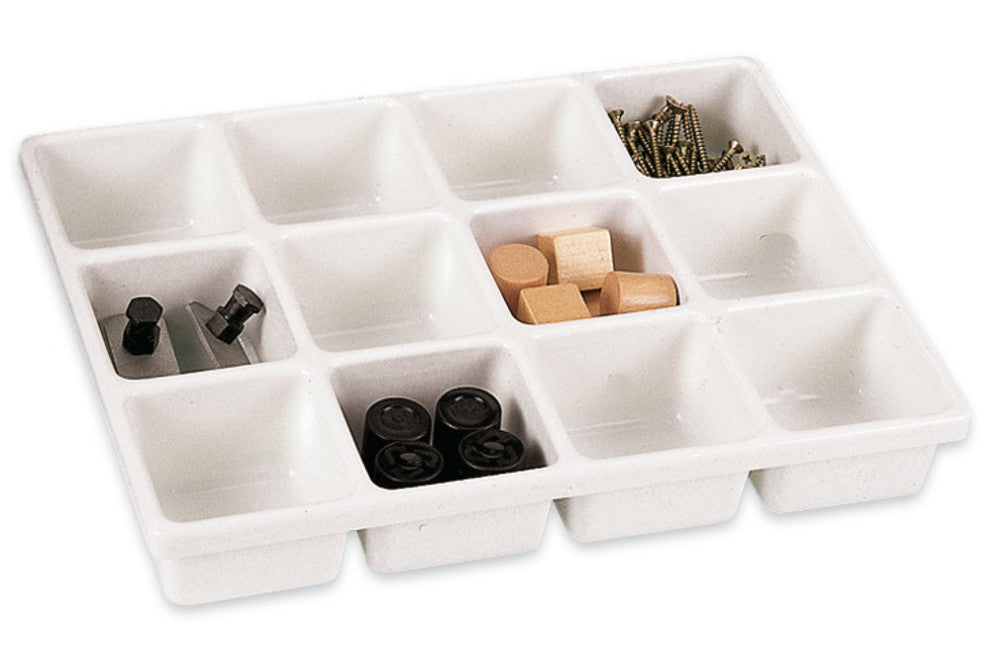 ROTILABO®-drawer tray, PVC, 12 compartments à 87 x 87 mm, 1 unit(s) - Luminix Health