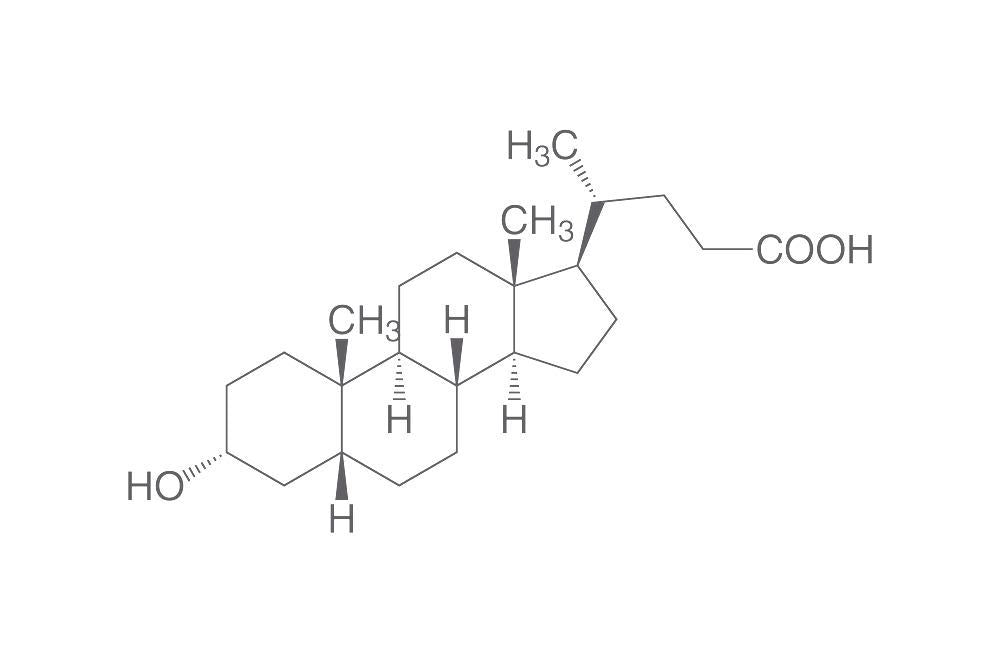 Lithocholic acid, min. 98 %, 5 g, glass - Luminix Health