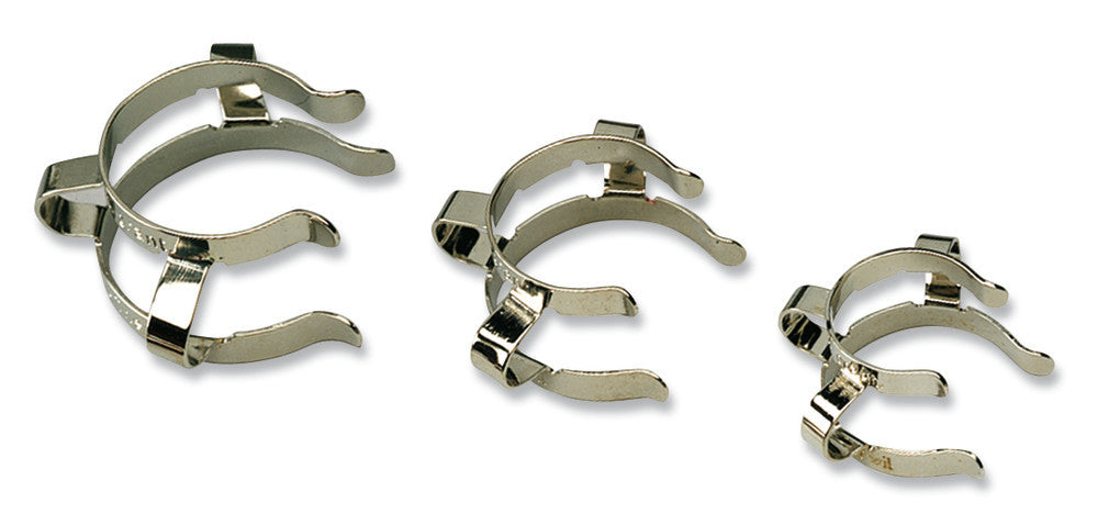 Clamps for conical ground joint, nickel chromi. spring steel, f. joint 14 - Luminix Health
