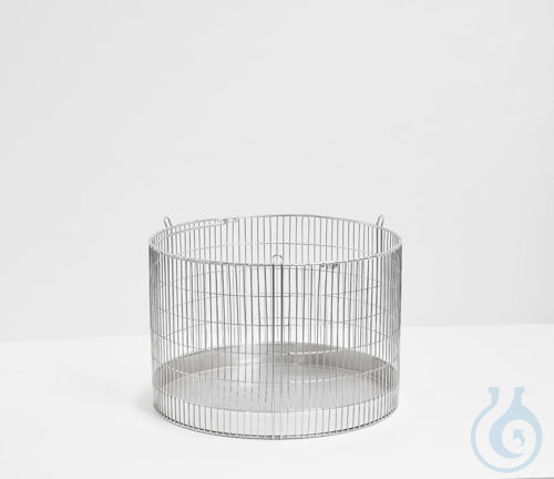 Image of Grille insert basket round with drip tray - Luminix Health