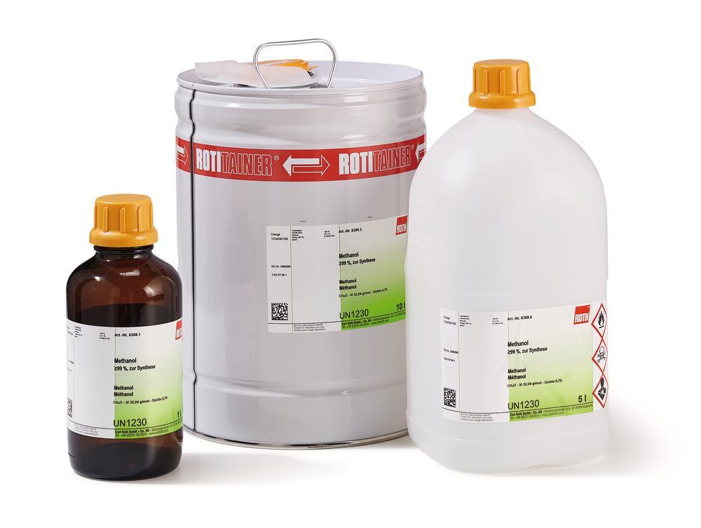 Methanol 60 %, 60 %, for synthesis, 1 l, plastic - Luminix Health