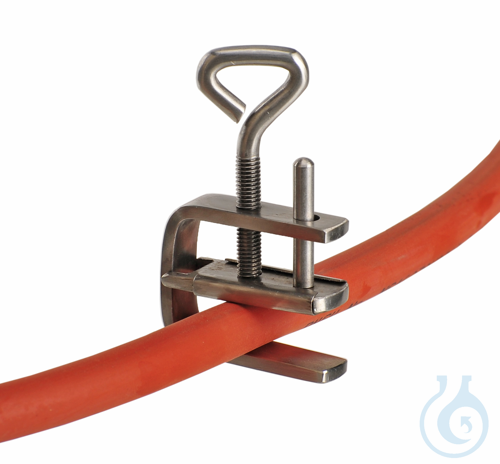 Pinch cock 18/10 steel, W=40mm, one, side, open - Luminix Health