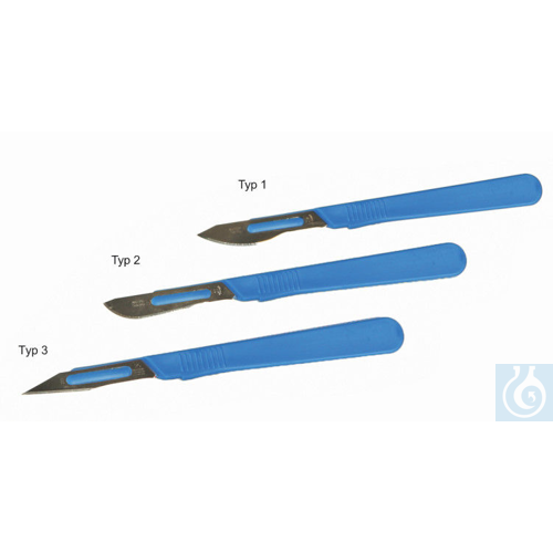 Image of Scalpel, not sterile, L=150mm, yellow - Luminix Health