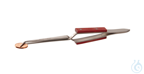 Image of Tool forceps stainless steel, sharp-bent, L=160mm - Luminix Health