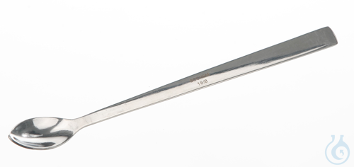 Image of Laboratory spoon 18/10 steel, L=150mm