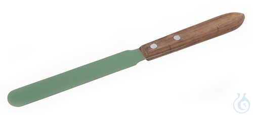 Spatula PTFE Coating, w. wooden handle, L=230mm - Luminix Health