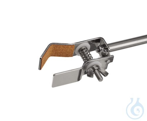 Image of Retort clamp standard18/10 steel, d=80mm - Luminix Health