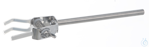 Clamp micro 18/10 steel, w. shaft, d=0-20mm - Luminix Health