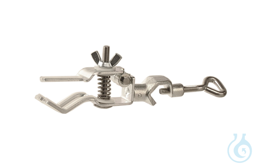 Image of Burette clamp steel, zicked, one side, Span width 0-20mm - Luminix Health