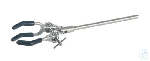 Image of Retort clamp 3-finger alu, d=0-70mm - Luminix Health