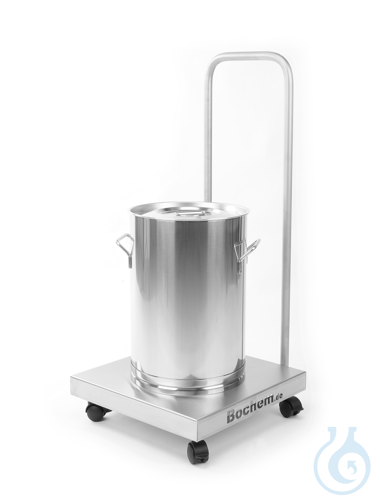 ROLLO transport cart 18/10 Steel, 400x400x810mm, 100kg max. - Luminix Health