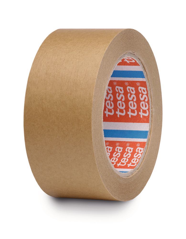 tesapack®-paper adhesive tape, width 50 mm, length 50 m, 3 roll(s) - Luminix Health