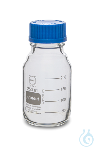 Laboratoriumfles DURAN, GL45, 250 ml, Type 1