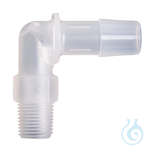 Image of Tube connector, angled, 9,5 - 10 mm ID - Luminix Health
