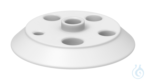 Image of Flat flange lid, PTFE, DN 100, Type 2 - Luminix Health