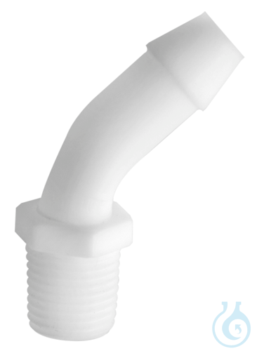 Tube connector, curved, 6,4 - 8 mm ID - Luminix Health