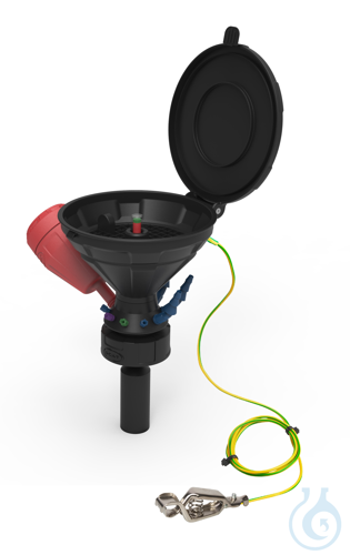 Image of Universal Waste Hub ''JAN'', S60/61 with level indicator, conductive - Luminix Health