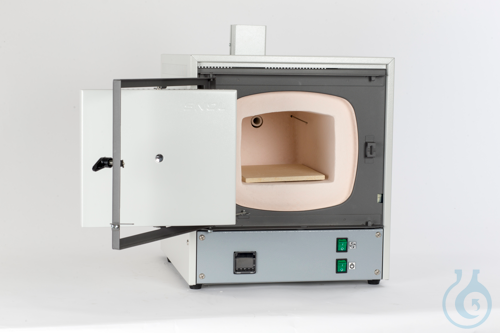 Veraschungsofen - Muffelofen mit Abzugskamin 8,2L 1100°C - Türöffnung zur Seite - Luminix Health
