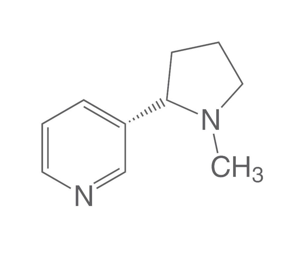 (-)-Nicotine, min. 99 %, for biochemistry, 10 g, glass - Luminix Health