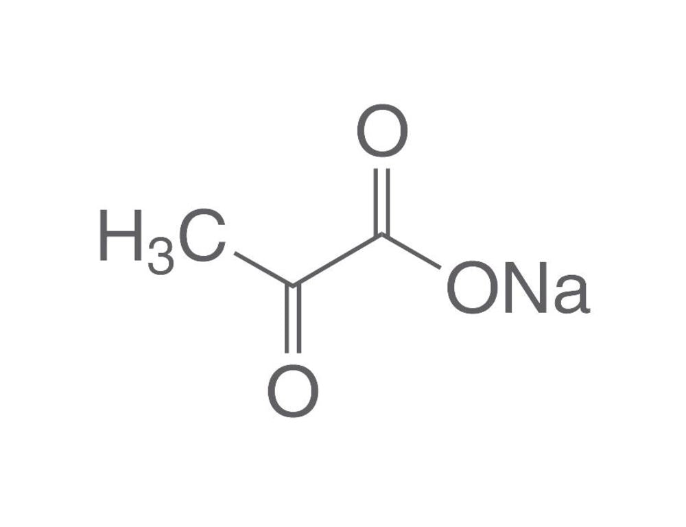 Pyruvic acid sodium salt, min. 99 %, for biochemistry, 25 g, plastic - Luminix Health