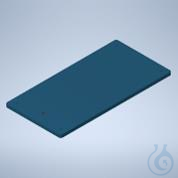 Image of Rectangular Stand Base with Thread M10 - 300 x 150 mm - powder coated - Luminix Health