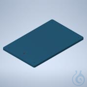 Image of Rectangular Stand Base with Thread M10 - 250 x 160 mm - powder coated - Luminix Health