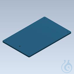 Image of Rectangular Stand Base with Thread M10 - 315 x 200 mm - powder coated - Luminix Health