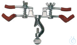 Image of Burette Clamp with Bosshead for Two Burettes - Luminix Health