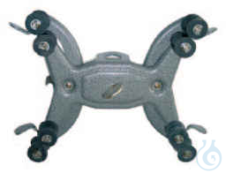 Image of Double Burette Roller Clamp with Boss - Luminix Health