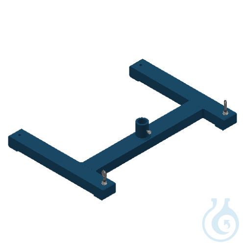Image of Stand Base for Stand Rods Ø 34 mm - width 680 mm - powder coated - Luminix Health