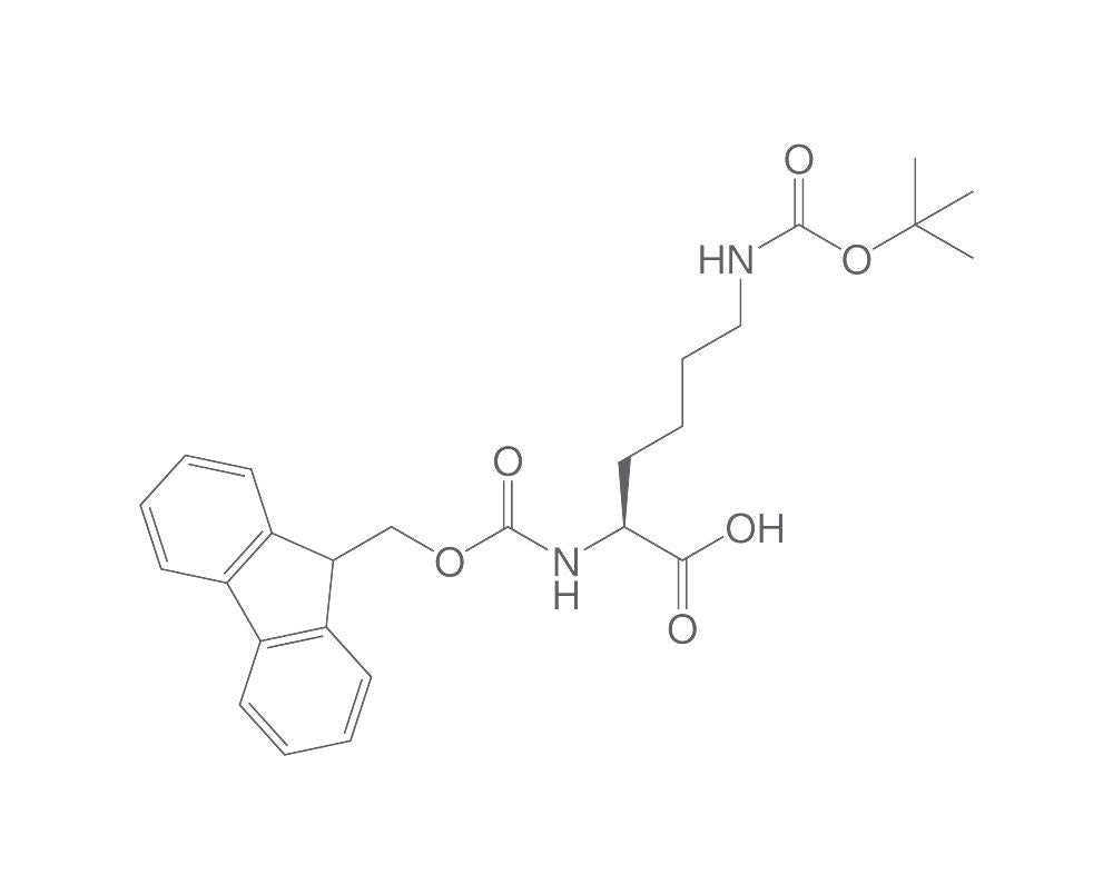 Fmoc-L-Lysine-(Boc), PEPTIPURE®, min. 98,5 %, for biochemistry, 5 g, glass - Luminix Health