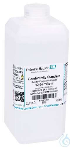 Conductivtiy calibration solution CLY11-A (74 µS/cm), 500 ml - Luminix Health