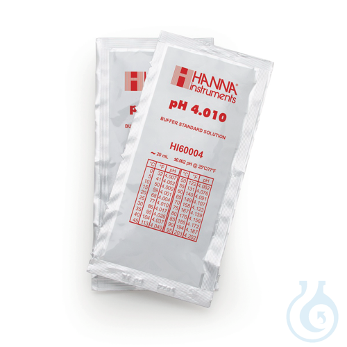 Image of 4.010 pH Value @ 25°C, (25) 20 mL sachets