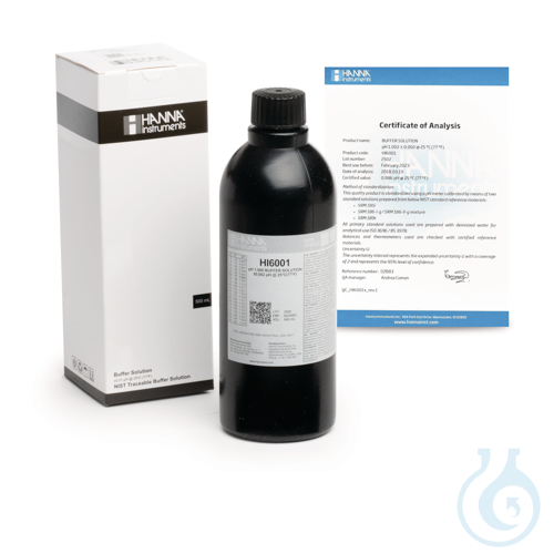Image of pH 1.000 Millesimal Calibration Buffer (500 mL) - Luminix Health