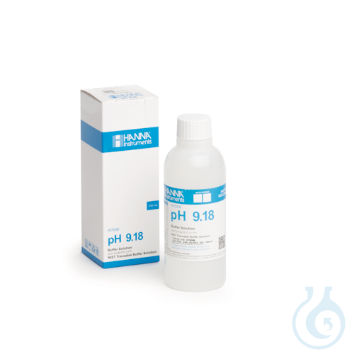 Image of pH 9.18 @ 25°C Buffer Solution, 250 mL bottle - Luminix Health