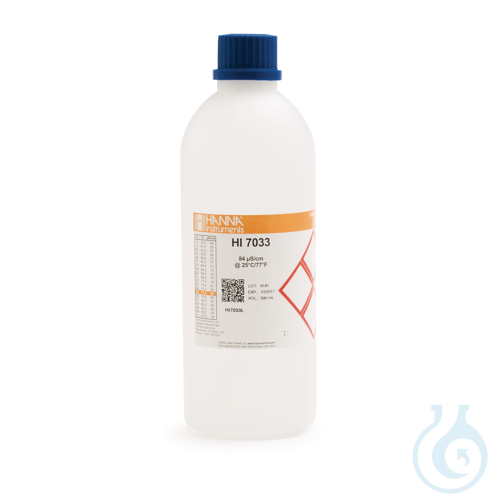 Image of 84 µS/cm EC value @25°C, 500 mL bottle